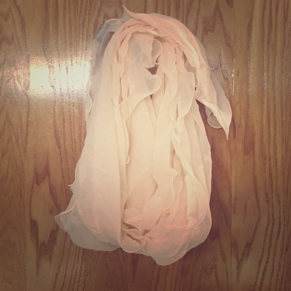 Sheer blush scarf💕